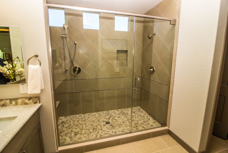 Glass Panel Shower